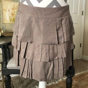 Banana Republic Solid Tiered Skirt